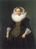 Thomas de Keyser Portrait of Elisabeth van der Aa