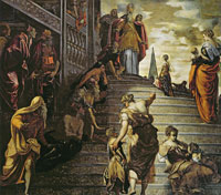 Tintoretto Presentation of the Virgin in the Temple