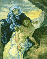 Vincent van Gogh after Eugene Delacroix Pietà