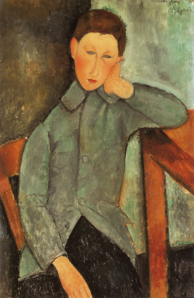 Amedeo Modigliani - The Boy (Youth in Blue Jacket)