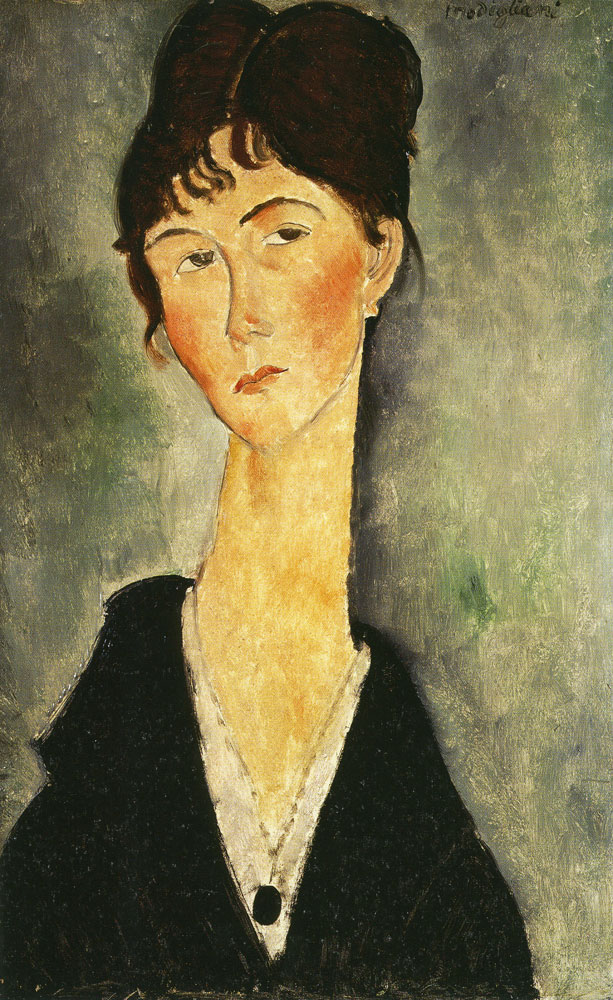 Amedeo Modigliani - Bust of a Woman with a Necklace