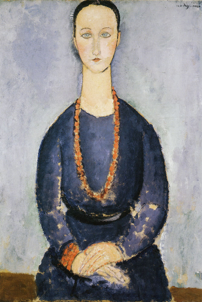 Amedeo Modigliani - Woman with a Red Necklace