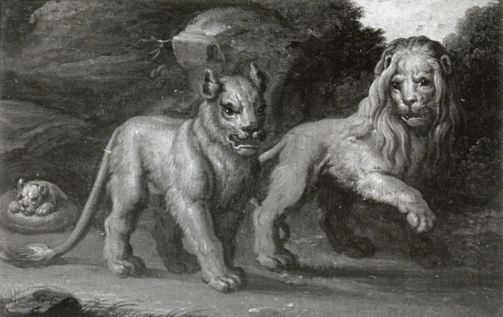 Attributed to Gerbrand van den Eeckhout - A Lion and a Lioness