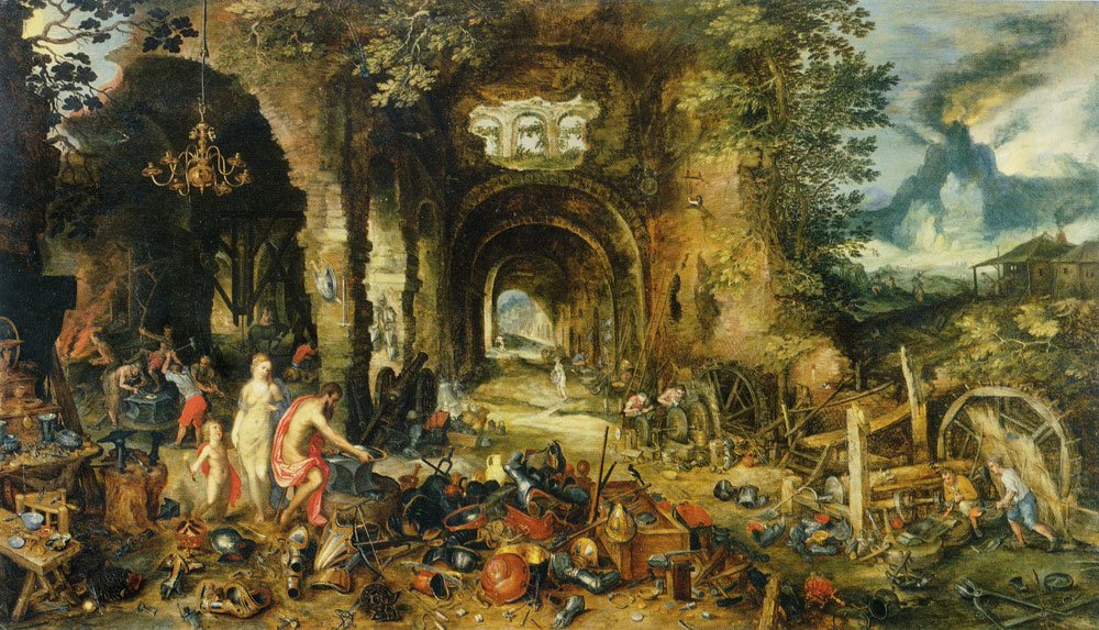 Jan Brueghel the Elder and Hendrick van Balen - Allegory of Fire