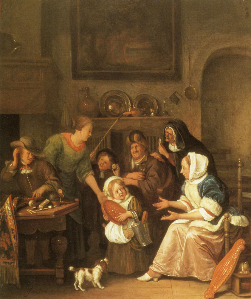 Jan Steen - The Feast of Saint Nicholas