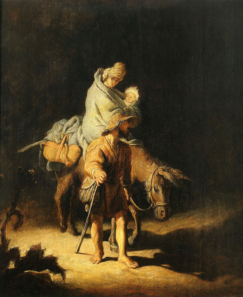 Rembrandt - Flight into Egypt