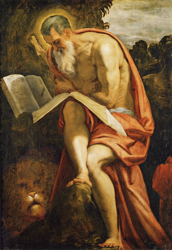Tintoretto - Saint Jerome in the Wilderness