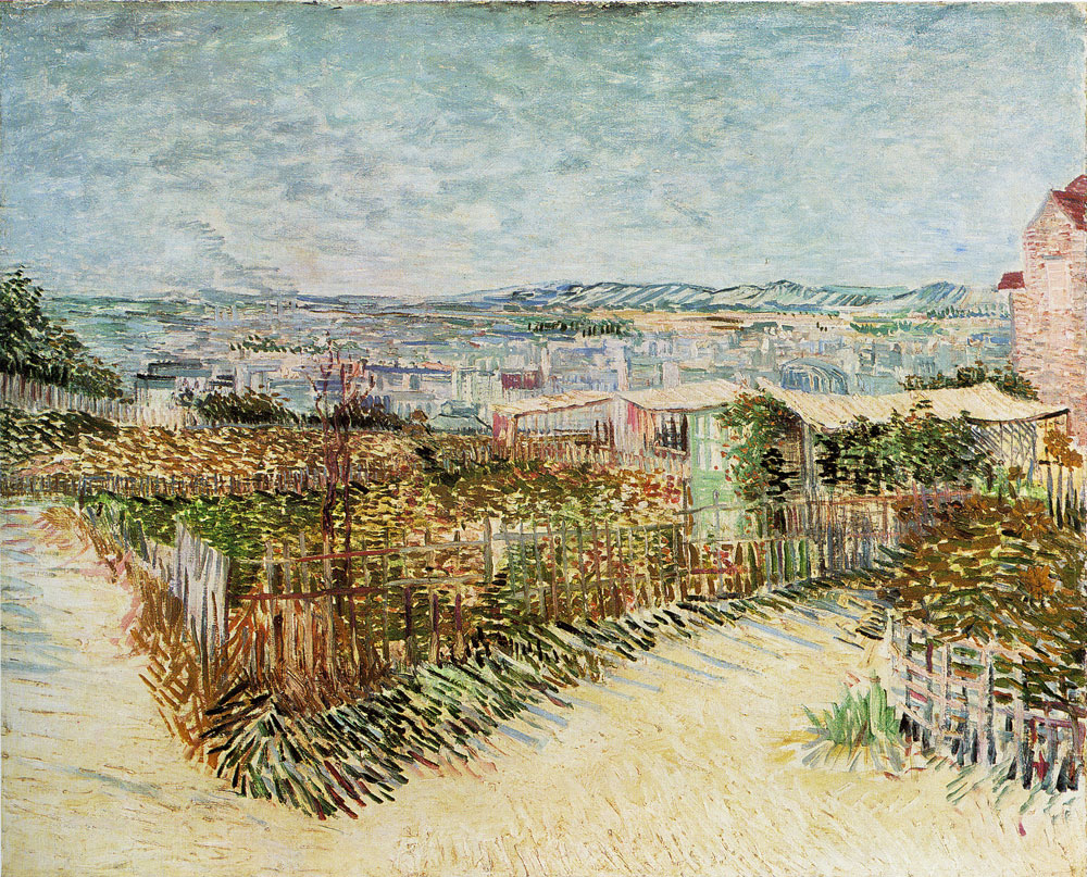 Vincent van Gogh - The Gardens of Montmartre