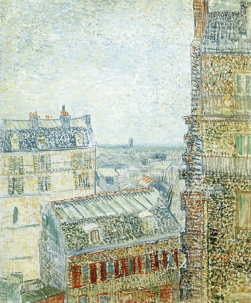 Vincent van Gogh - View from Vincent's Window (Rue Lepic)