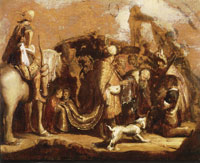 Anonymous artist after Rembrandt David Presenting the Head of Goliath to Saul