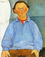 Amedeo Modigliani Portrait of Oscar Miestchaninoff
