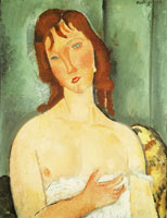 Amedeo Modigliani Portrait of a Young Woman