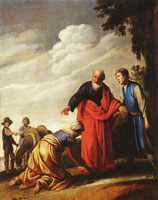 Claes Cornelisz. Moeyaert Elisha and the Shunammite Woman