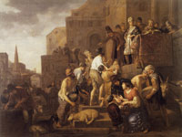 Claes Cornelisz. Moeyaert Joseph Selling Grain in Egypt