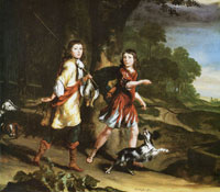 Nicolaes Maes Two Young Brothers as Hunters
