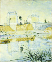 Vincent van Gogh The Seine with the Pont de Clichy