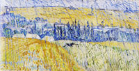 Vincent van Gogh Rain - Auvers