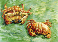 Vincent van Gogh Two Crabs