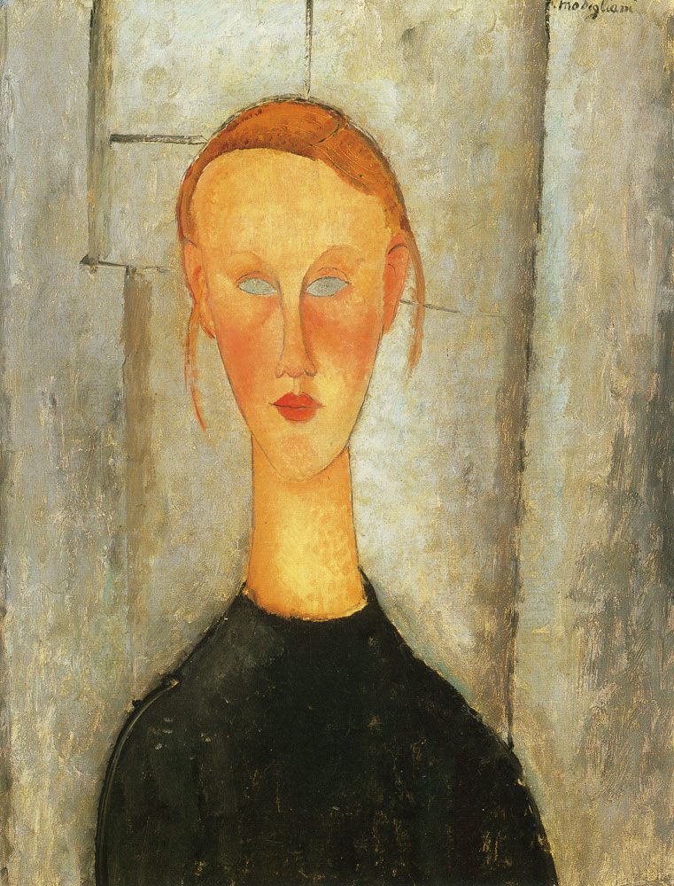 Amedeo Modigliani - Girl with Blue Eyes