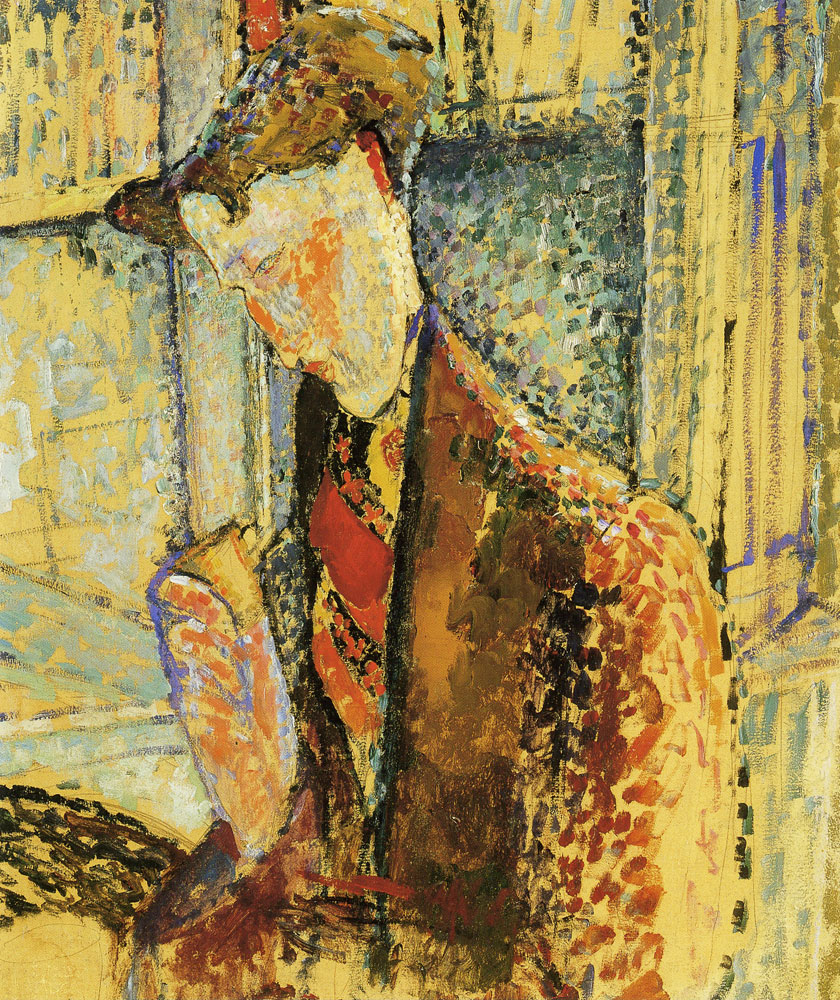 Amedeo Modigliani - Reverie (Study for the Portrait of Frank Haviland)
