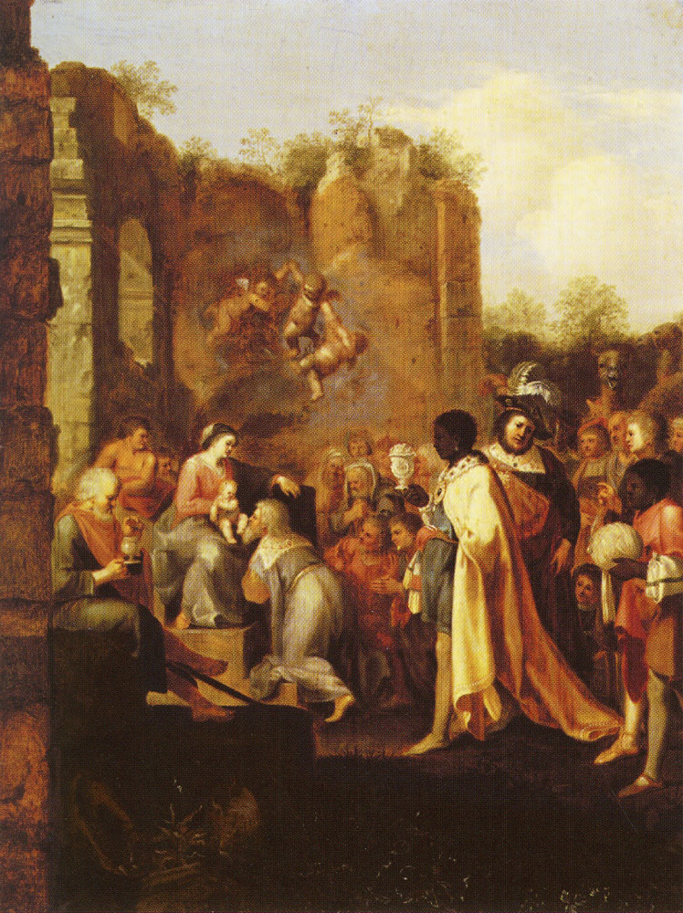 Cornelis van Poelenburch - The Adoration of the Magi