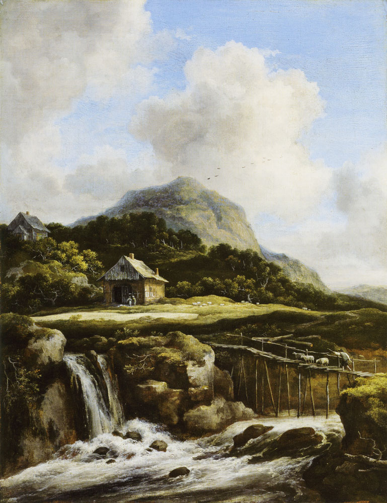 Jacob van Ruisdael - Mountain Torrent