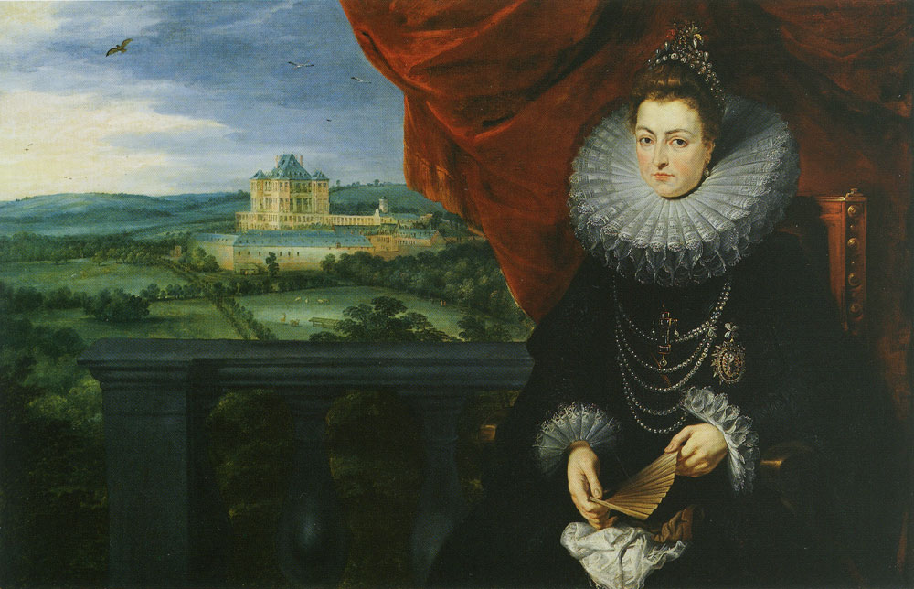 Peter Paul Rubens and Workshop and Jan Brueghel the Elder - Portrait of Infanta Isabella Clara Eugenia