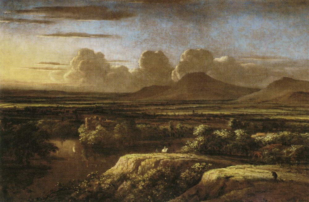 Philips Koninck - Panoramic Landscape with Mountains
