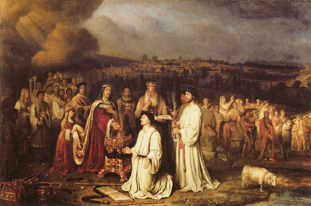 Philips Koninck - Solomon Dedicating the Temple outside Jerusalem