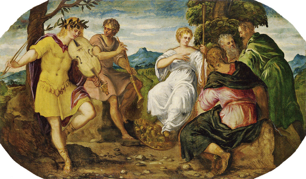 Tintoretto - Contest between Apollo and Marsyas
