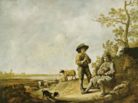 Aelbert Cuyp Piping Shepherds
