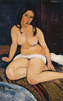 Amedeo Modigliani Draped Nude