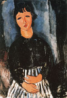 Amedeo Modigliani Seated Servant