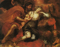 Jürgen Ovens Zeus and Hera with the New-born Heracles