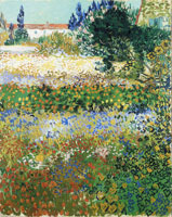 Vincent van Gogh Garden with Flowers