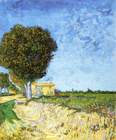 Vincent van Gogh Landscape with Edge of a Road