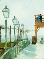 Vincent van Gogh Terrace and Observation Deck at the Moulin de Blute-Fin, Montmartre