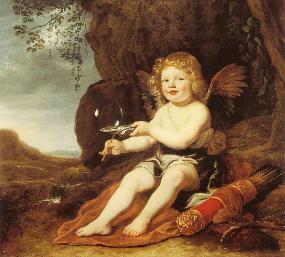 Bartholomeus van der Helst - A Boy as Cupid