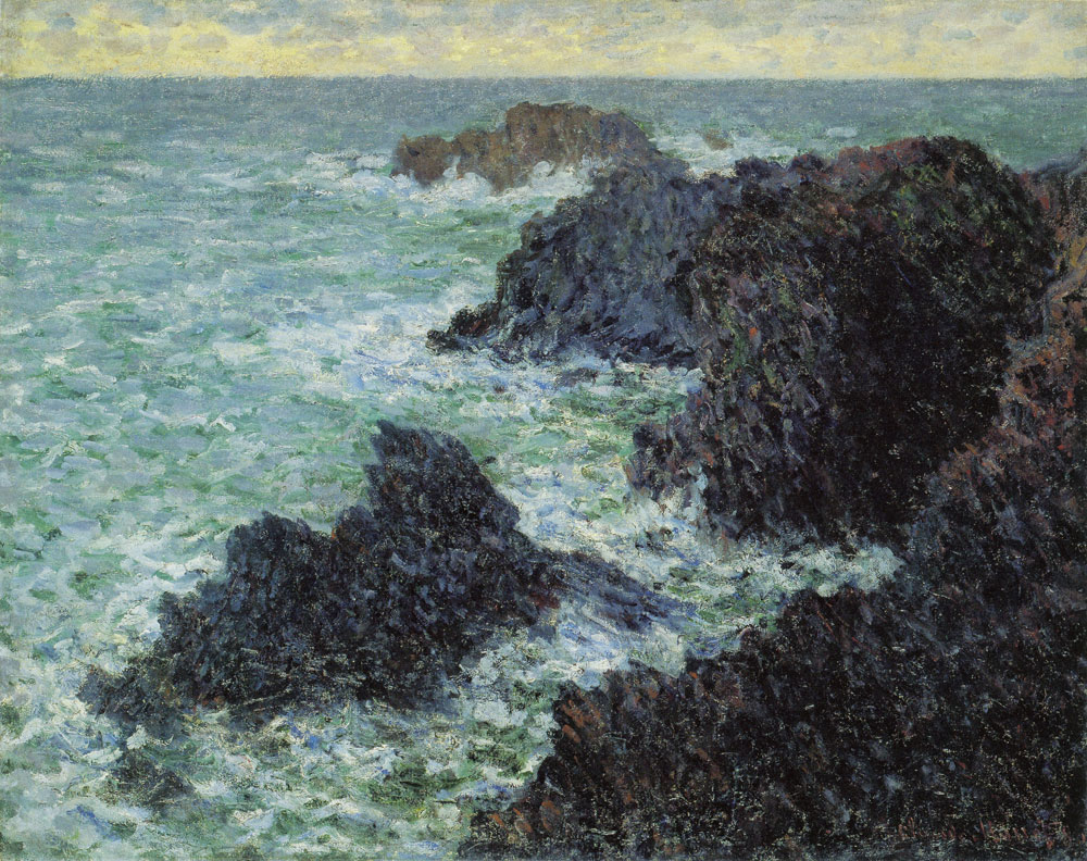 Claude Monet - The Cöte Sauvage, the Cliffs of Belle-Île