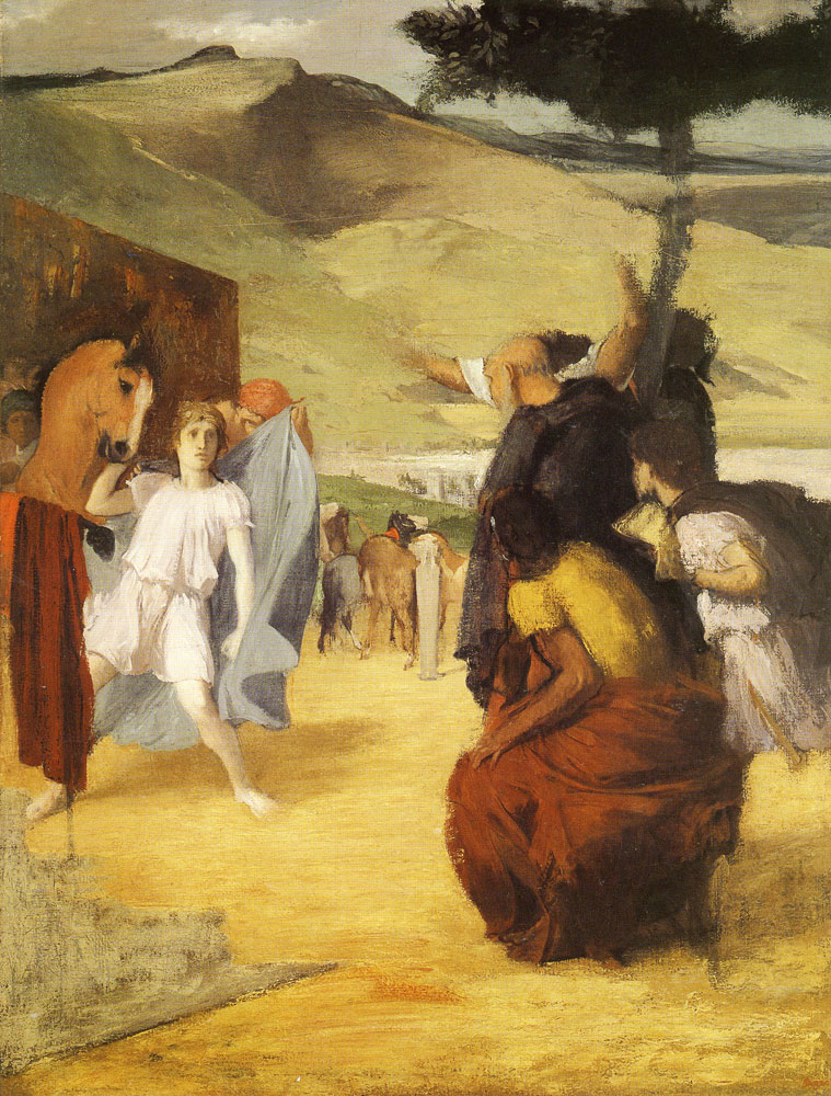 Edgar Degas - Alexander and Bucephalus