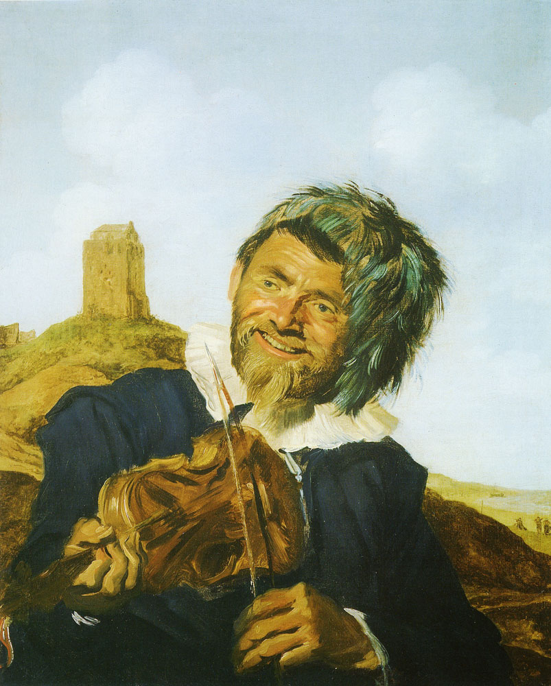 Attributed to Frans Hals - Fisherman playing the violin