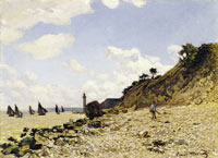 Claude Monet The Beach at Honfleur