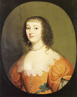 Gerard van Honthorst Elizabeth, Princess Palatine, half-lenght