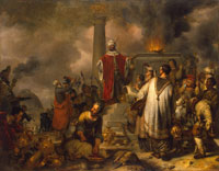 Gerbrand van den Eeckhout Jeroboam's Sacrifice at Bethel