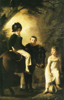Henry Raeburn George Drummond, his sister Margaret and his foster brother