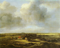 Attributed to Jacob van Ruisdael Bleaching fields at Bloemendael, near Haarlem