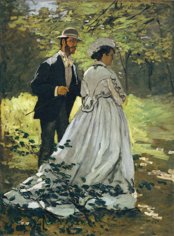 Claude Monet - Bazille and Camille (Study for 'Déjeuner sur l'Herbe')