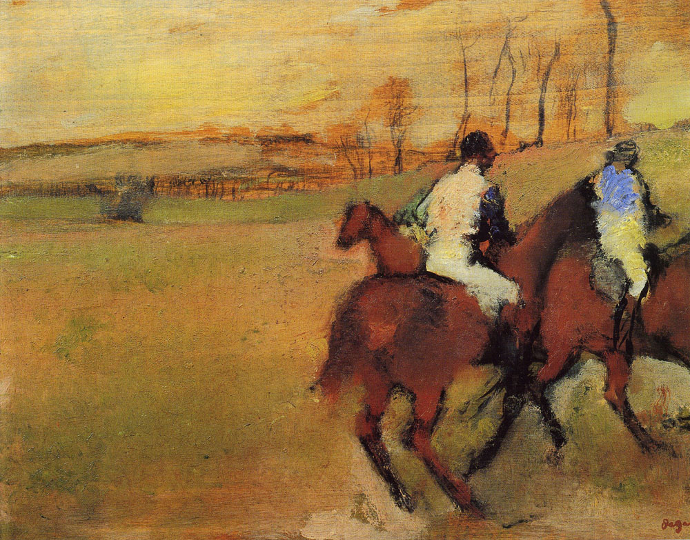 Edgar Degas - Horses and Jockeys