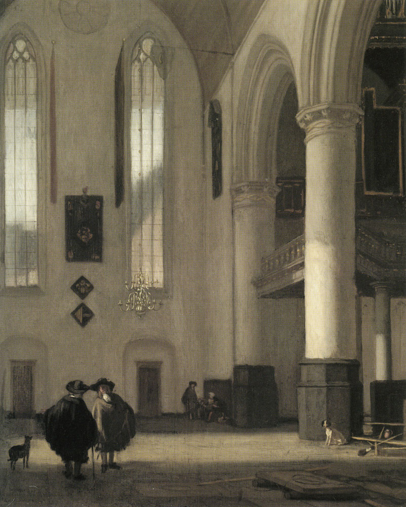 Emanuel de Witte - Interior of a Protestant Church
