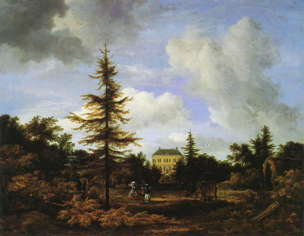 Jacob van Ruisdael - Country House in a Park